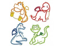 Stickserie - Knuffeldrachen